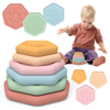 Silicone stacking toys