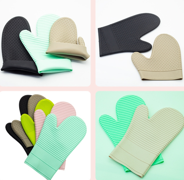 Insulated Silicone Cooking Gloves