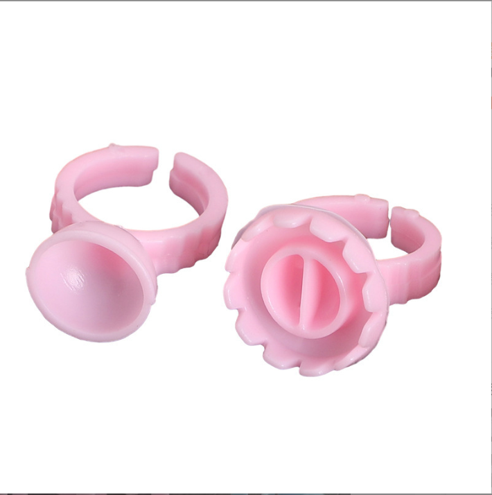 Cross-border False Eyelash And Microblading Pigment Cup, Eyebrow Ring Cup, Eyelash Extension Glue Ring Cup, Available in Large, Medium, And Small Sizes