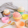 Cross-border Silicone Cake Mold Muffin Cup 7CM Colorful Square Muffin Cup Pudding Jelly Baking DIY Mold