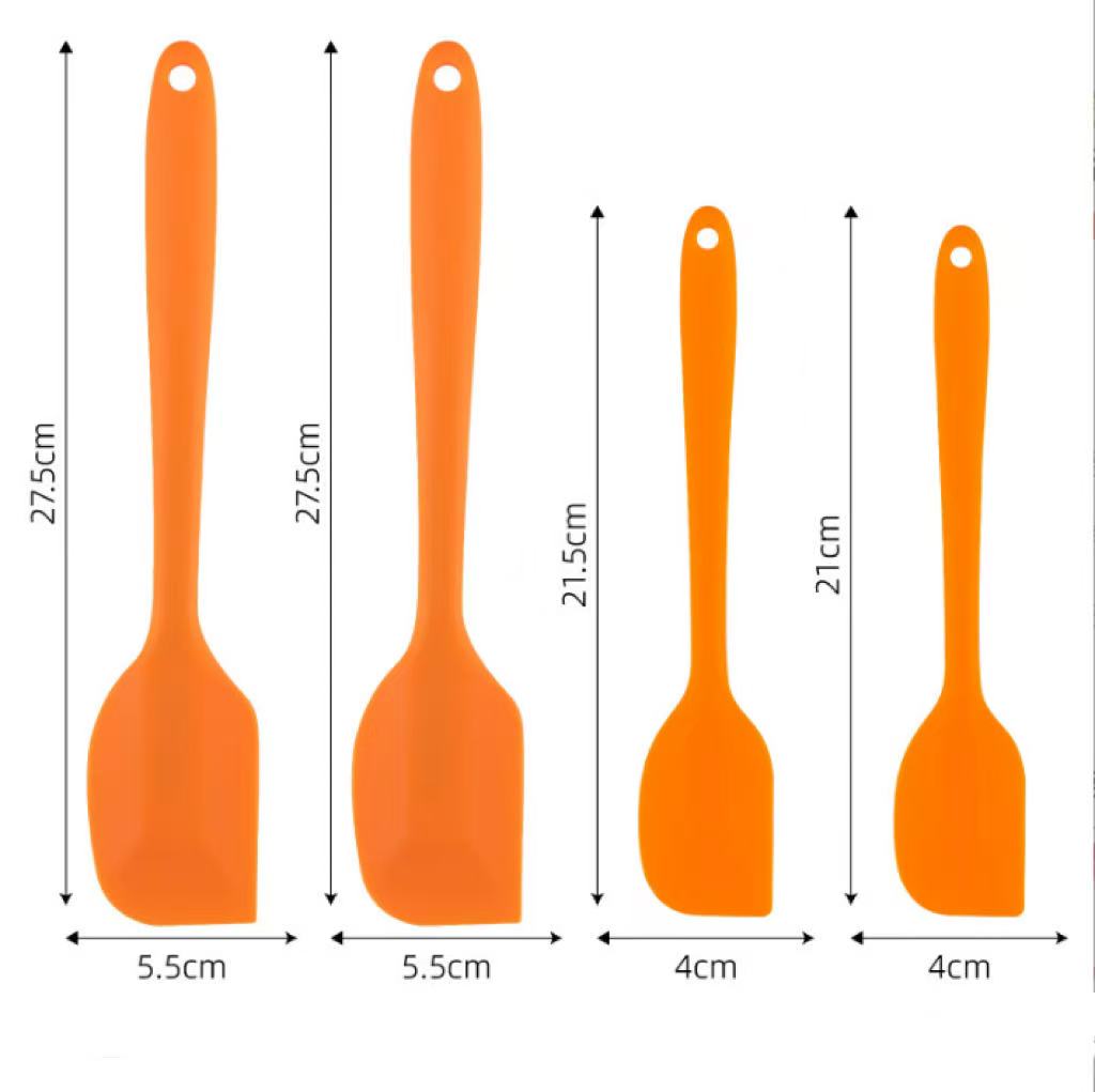 Thickened 92g cake cream silicone spatula, integrated full-cover jam baking tool, soft silicone scraper
