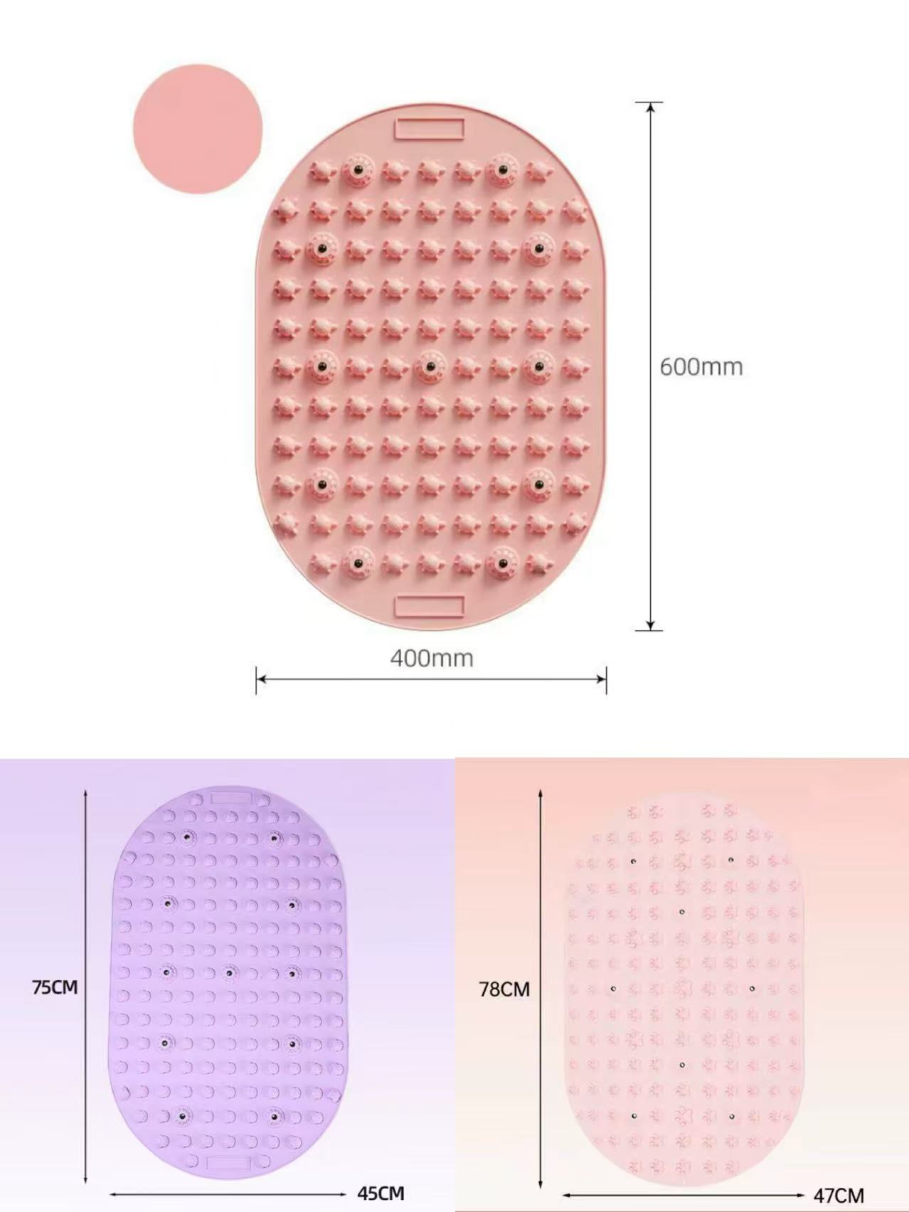 Liquid Silicone Acupressure Board Home Indoor Yoga Foot Massager Meridian Foot Acupressure Massager.