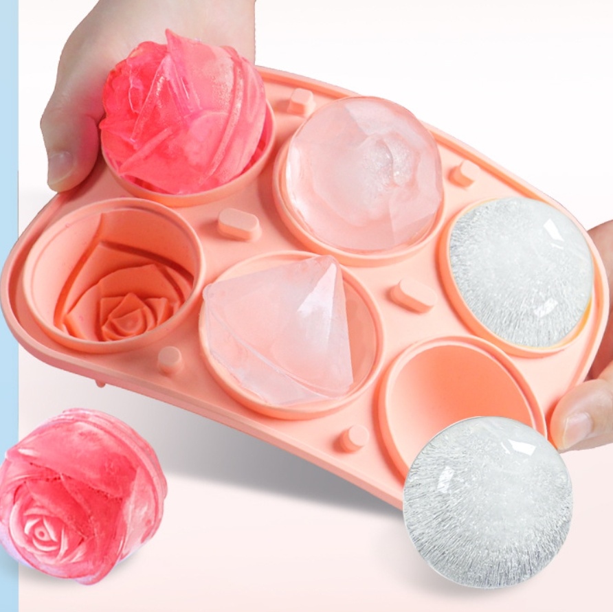 Rose Diamond Combination Ice Cube Mold
