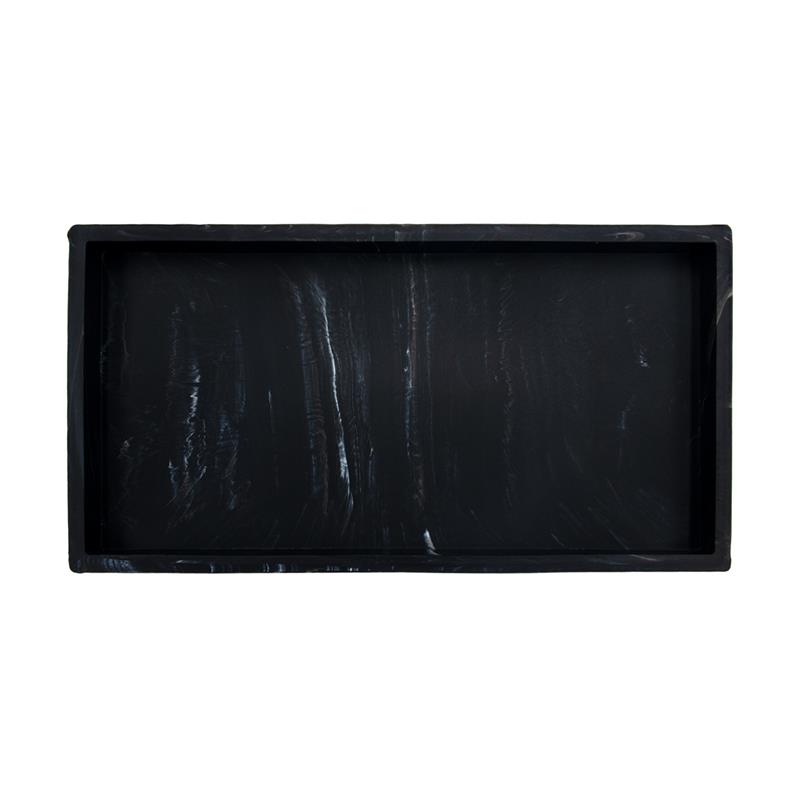 Black Rectangle Tray