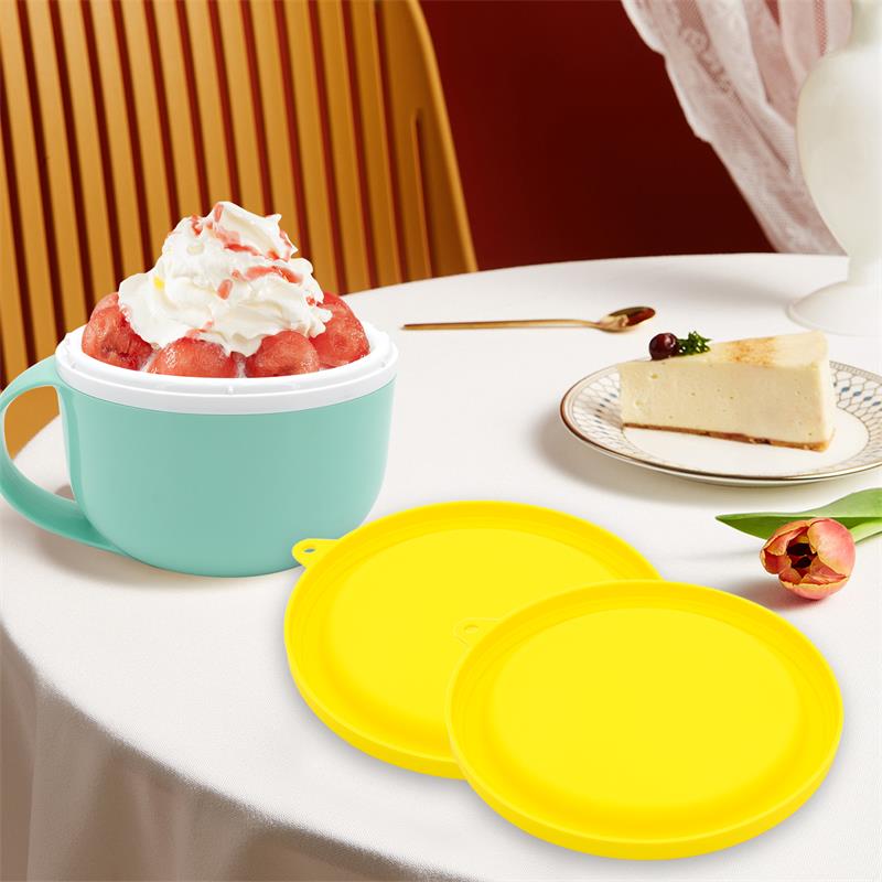Silicone Ice Cream Bowl Cover