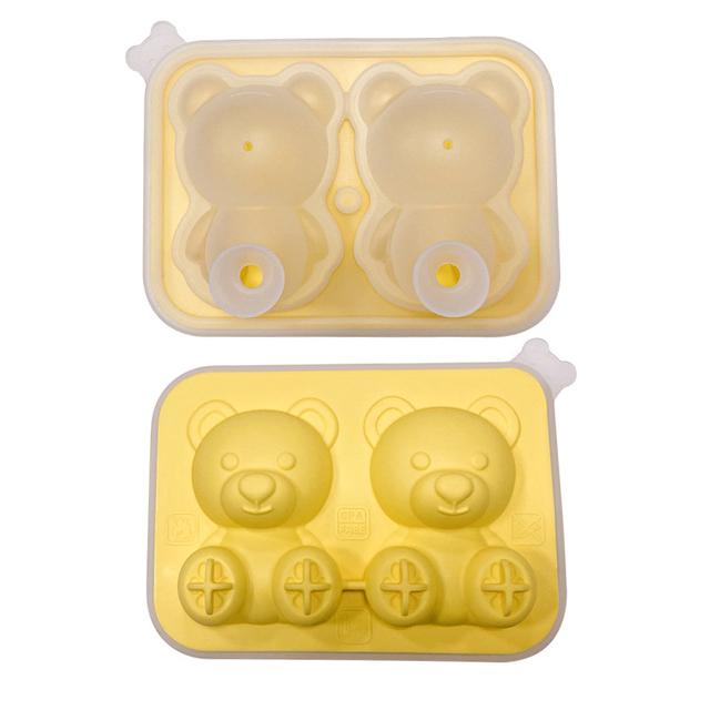 Custom Bear Ice Tray – Fun & Silicone Mold for Ice Cubes, Ice Cream & More!