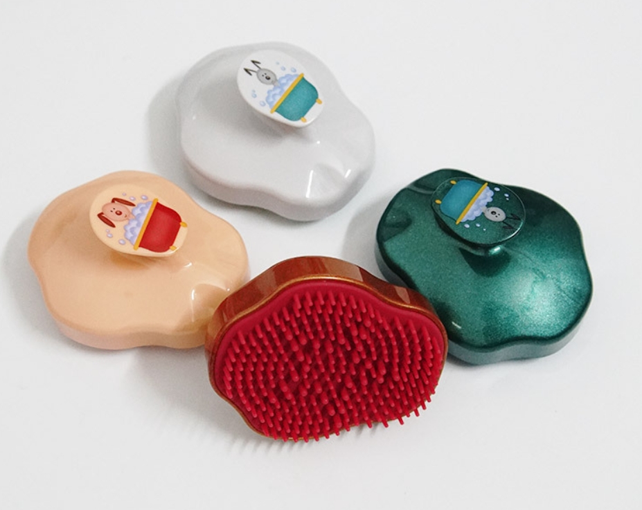 Newborn Baby Silicone Soft Hair Shampoo Brush