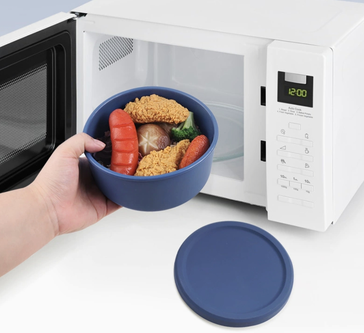 Round Silicone Lunch Box