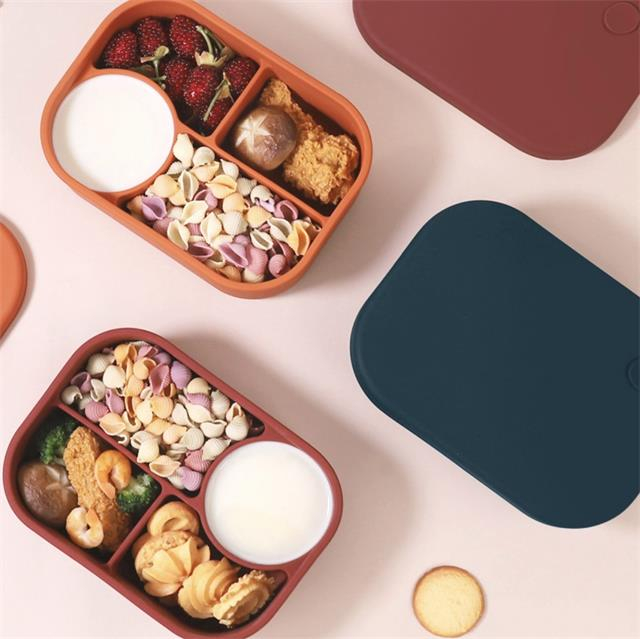 Silicone Compartment Lunch Box