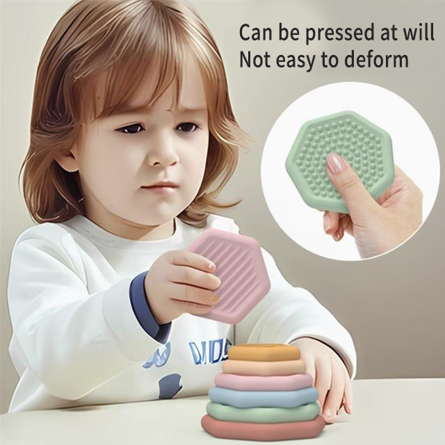Silicone stacking toys