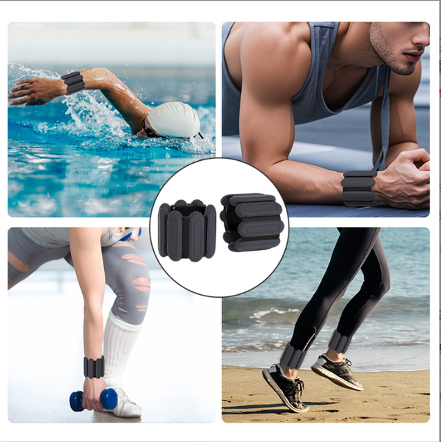 Shell-style Amazon New Silicone Weighted Bracelet for Swimming, Fitness, Pilates, Energy Wrist and Ankle Bands