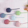 Portable Silicone Pacifier Storage Case with Lanyard Pacifier Bag Cartoon Ice Cream Silicone Pacifier Bag.
