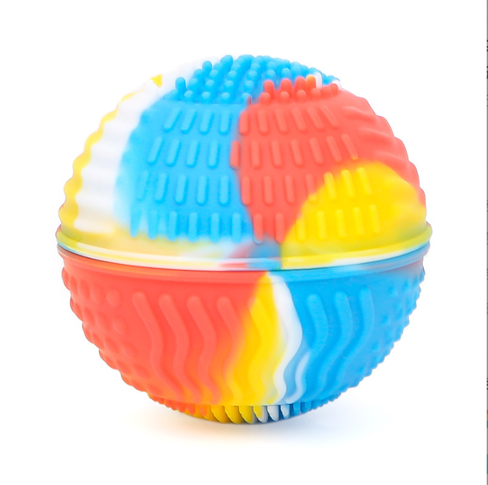 Amazon Hot-Selling Silicone Ball Grip Finger Strength Sensory Stone Stress Relief Toy Tactile Decompression Toy Ball.