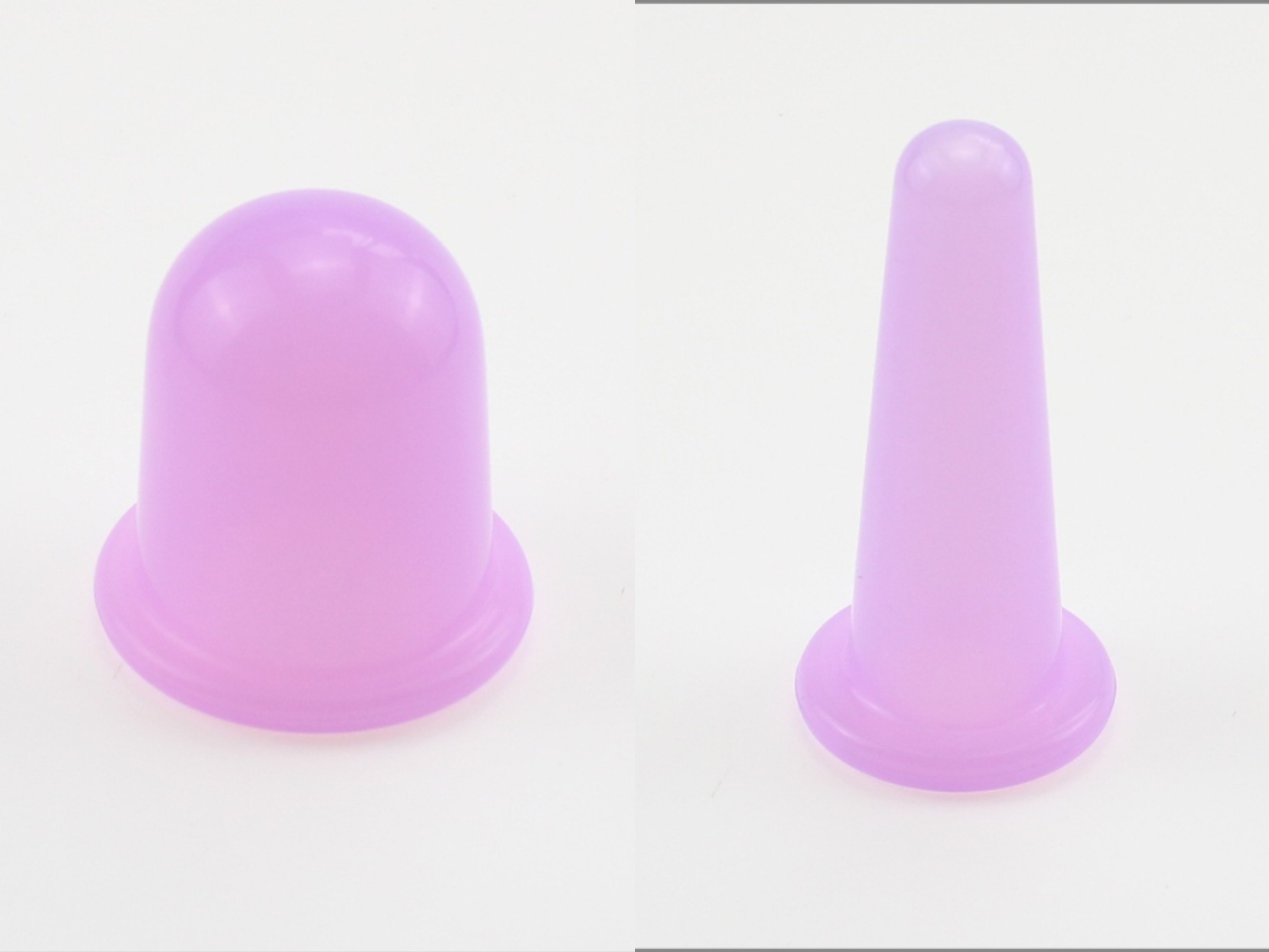 Portable Home Gua Sha Soft Silicone Suction Cup, Press-Type Dampness-Removing Simple Vacuum Silicone Cupping Device