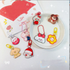 PVC Soft Silicone Keychain Small Pendant Little Animal Car Keychain Charm Cute Couple Cartoon Keychain
