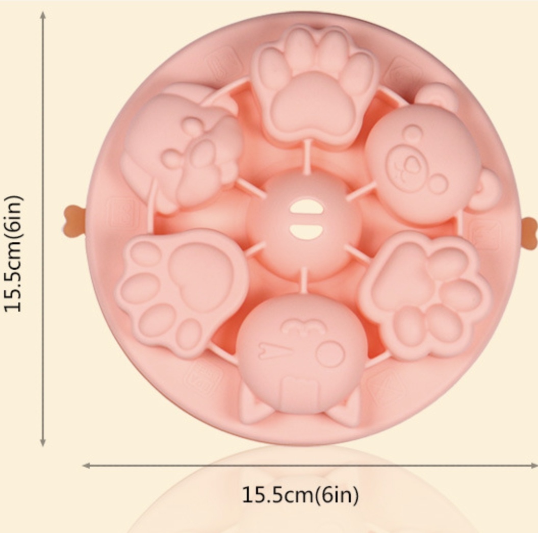 Silicone Cartoon Steamed Cake Mold