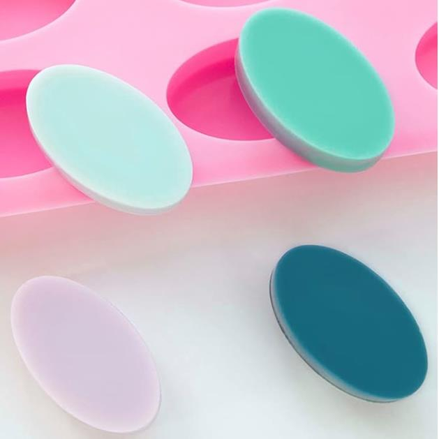 Silicone Oval Soap Mold
