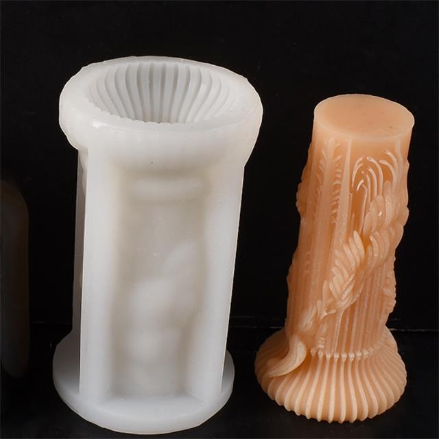 Roman Column Candle Mold