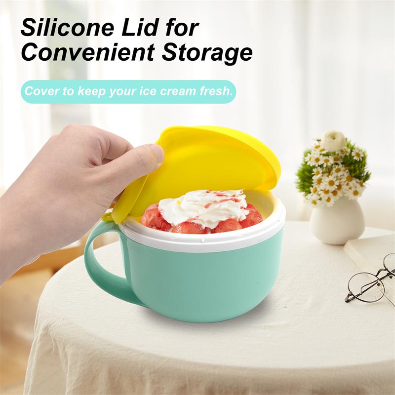 Silicone Ice Cream Bowl Cover