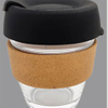Silicone coffee cup cork insulated coffee cup car coffee cork cup 240ml350ml coffee cup 