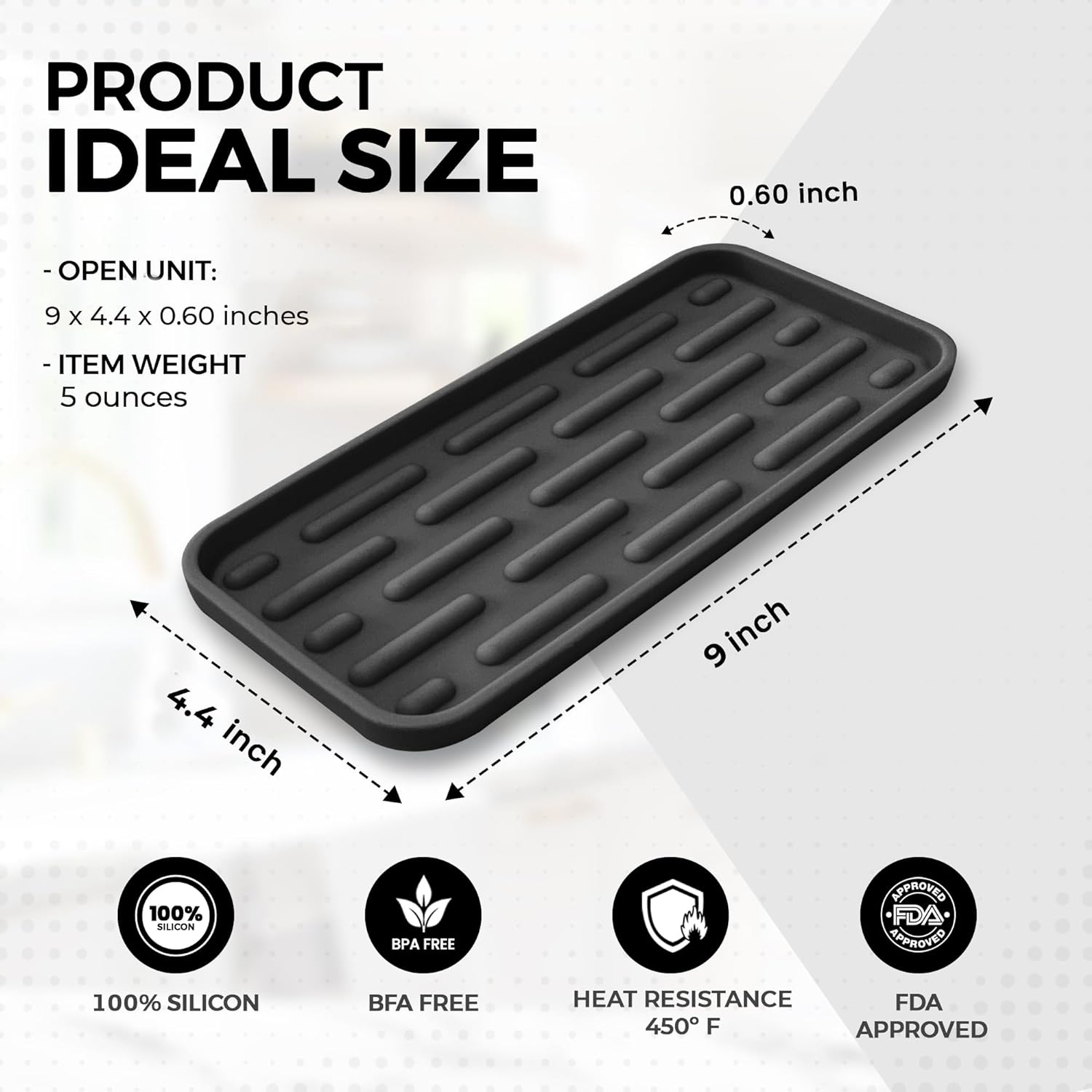 Silicone Soap Tray for Shower