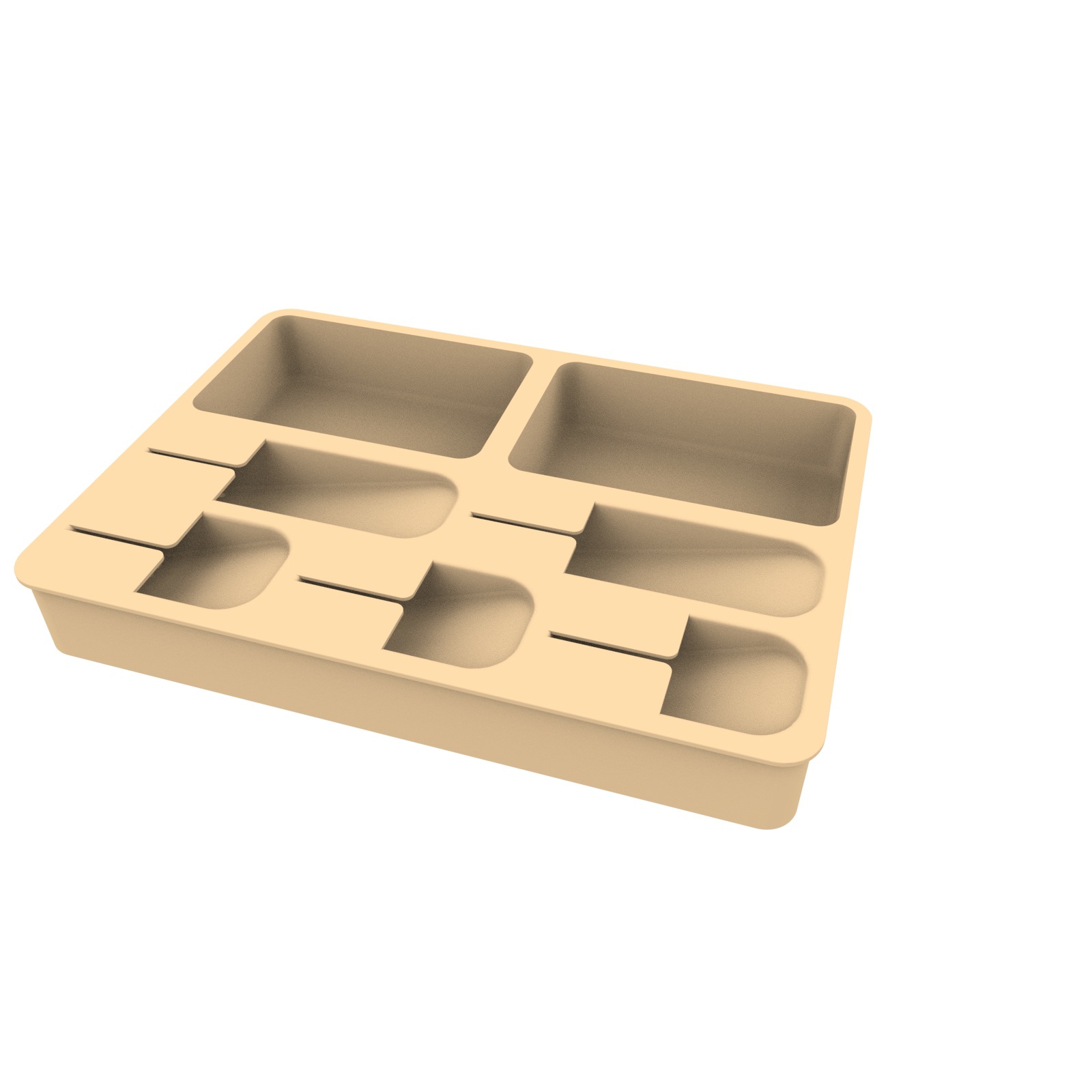 Cross-border Kitchen Cutlery Divider Knife And Fork Drawer Organizer Spoon And Fork Organize