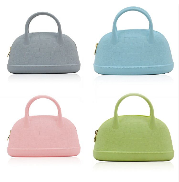 Fashionable Portable Silicone Makeup Bag, Handheld Coin Purse, Waterproof And Wear-resistant Phone And Key Bag, Toiletry Bag, Storage Bag