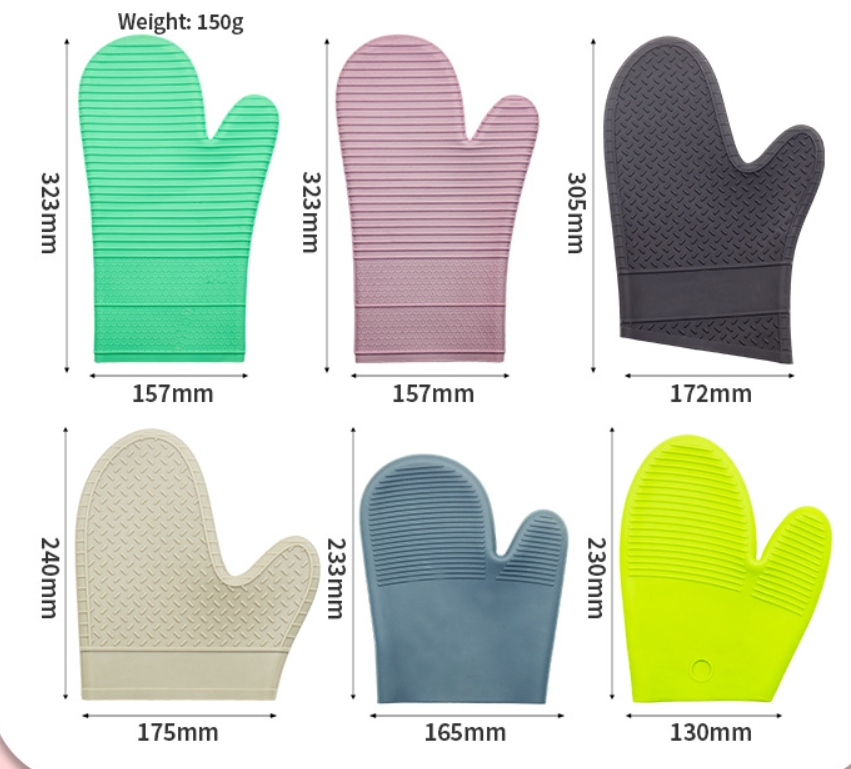 Insulated Silicone Cooking Gloves