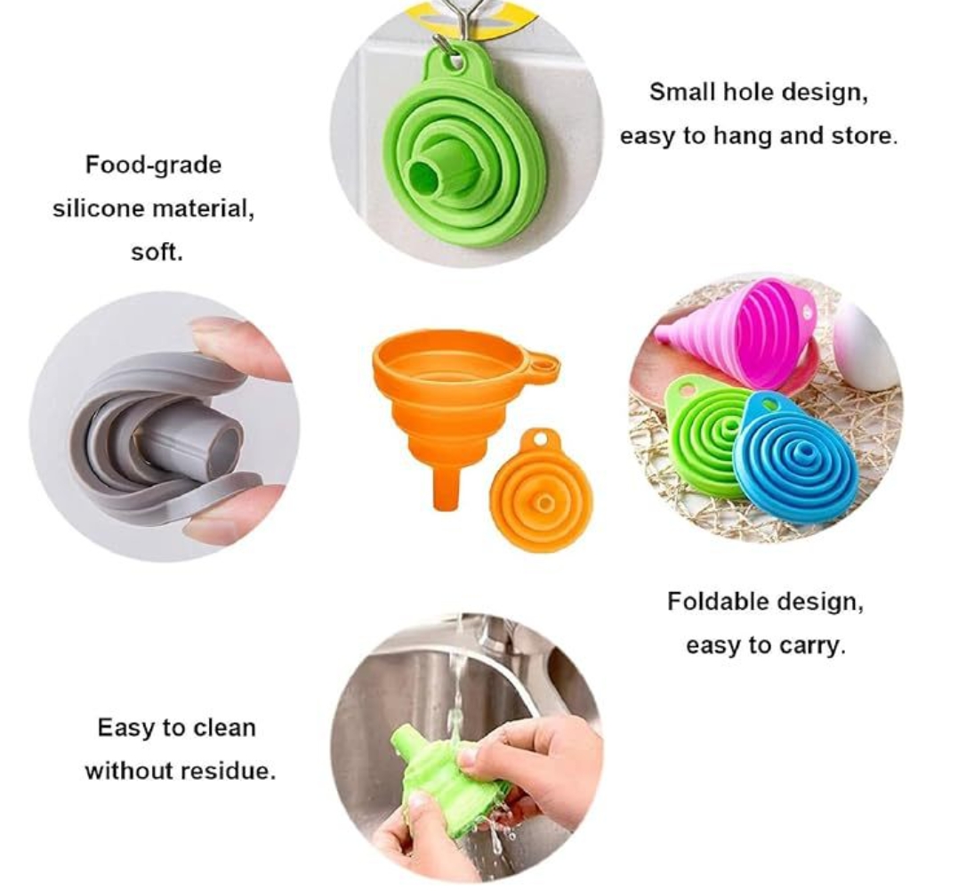 Silicone Kitchen Funnel (1)