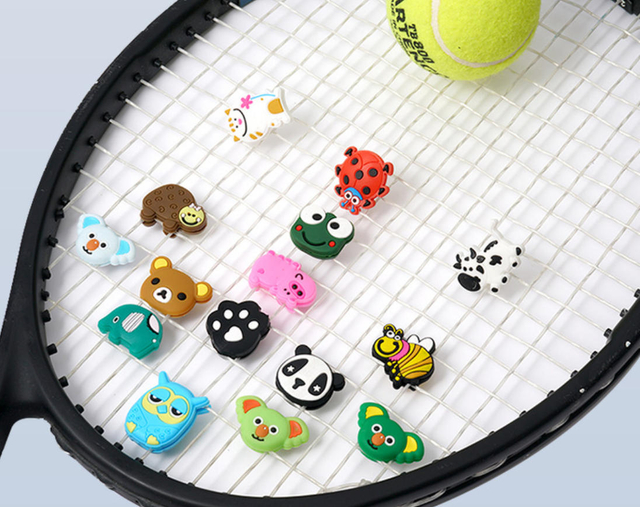 Commemorative Edition Tennis Racket Vibration Dampener Cross-Border Best Seller Silicone Tennis Racket Shock Absorber Creative Cute Pet