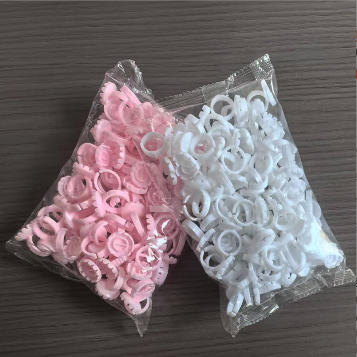 Cross-border False Eyelash And Microblading Pigment Cup, Eyebrow Ring Cup, Eyelash Extension Glue Ring Cup, Available in Large, Medium, And Small Sizes