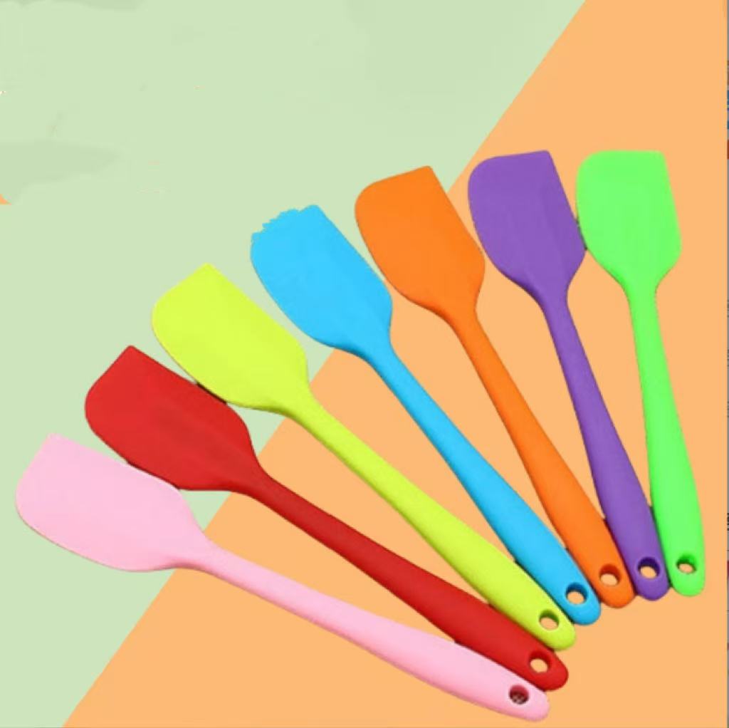Thickened 92g cake cream silicone spatula, integrated full-cover jam baking tool, soft silicone scraper
