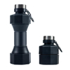 Foldable dumbbell water cup