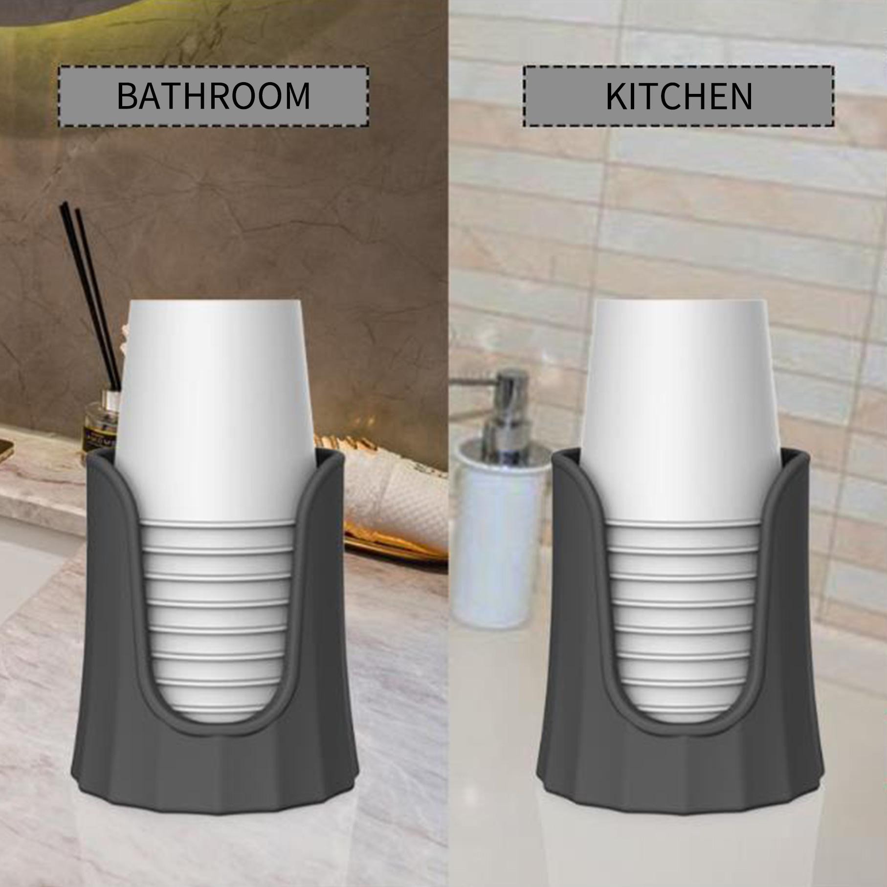 Silicone Disposable Cup Organizer