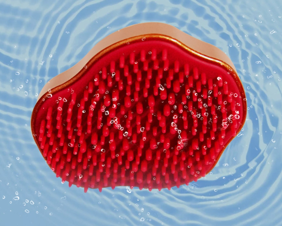 Newborn Baby Silicone Soft Hair Shampoo Brush