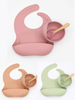 Children's Tableware Silicone Bib Waterproof Baby Bib Baby Drool Towel Infant Bowl And Spoon Complete Maternal And Baby Supplies