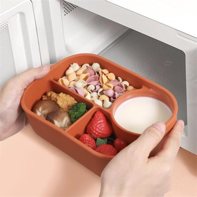 Silicone Compartment Lunch Box