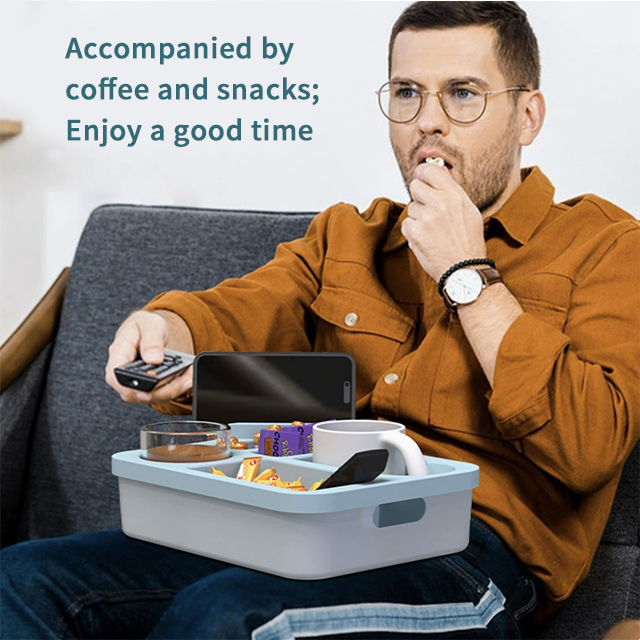 Silicone Sofa Snack Tray