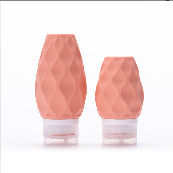 Silicone Travel Refill Bottles for Shampoo, Shower Gel, Facial Cleanser, And Hand Cream, Portable Empty Silicone Bottles.