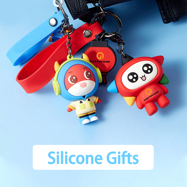 Cartoon Silicone Keychain
