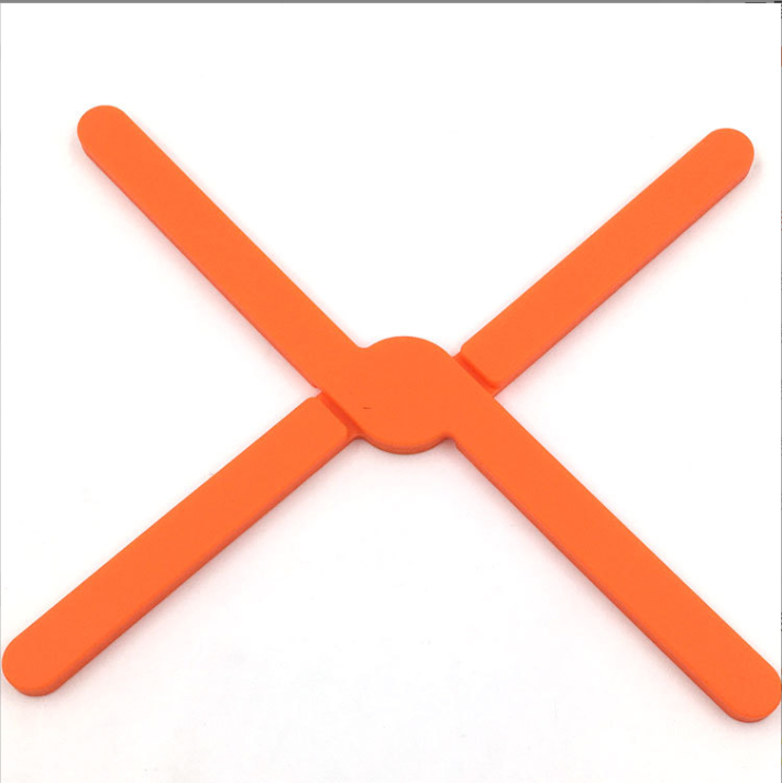 New Cross-Border Creative Storage Silicone Heat-Resistant Mat, Foldable Tableware Anti-Scald Pot Mat, Kitchen Gadget, Wholesale in Stock