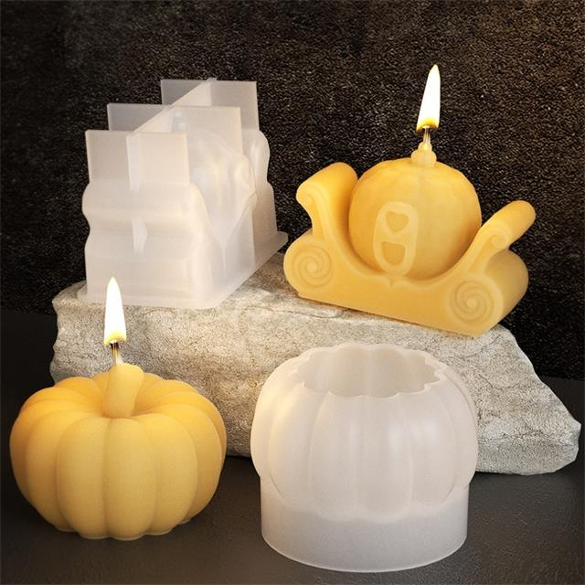 Pumpkin Candle Mold