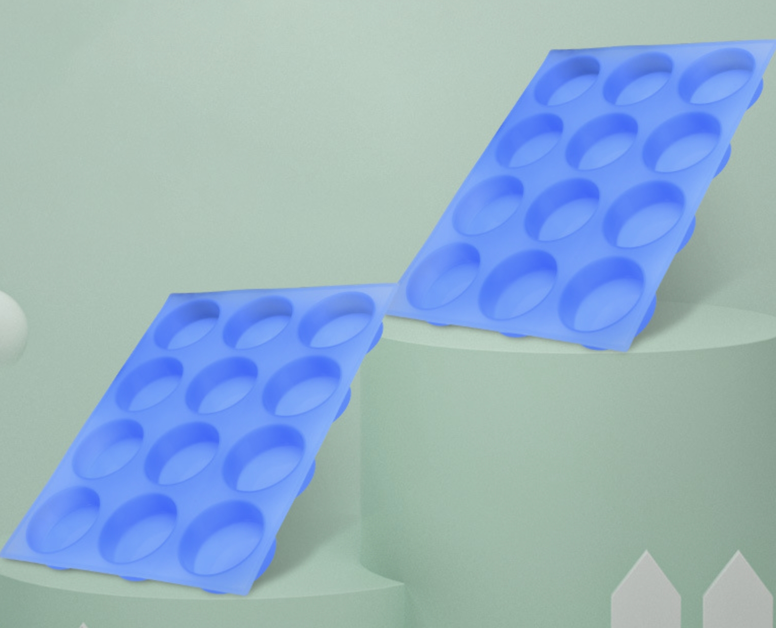 Silicone Round Handmade Soap Mold 
