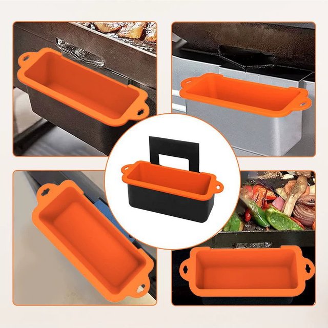 Silicone BBQ Grease Collection Basin