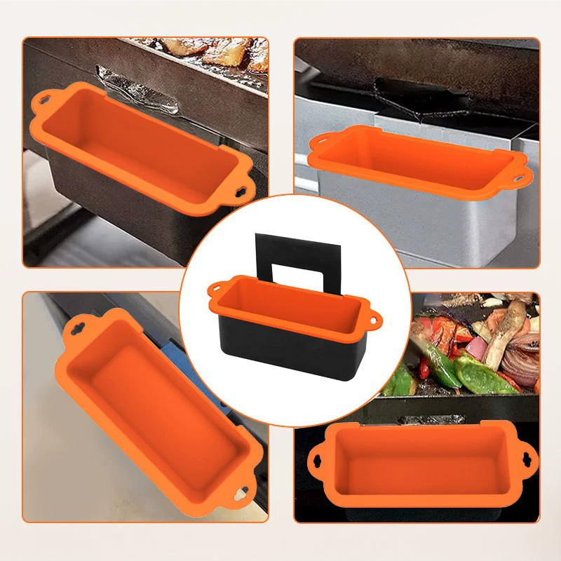Silicone BBQ Grease Collection Basin
