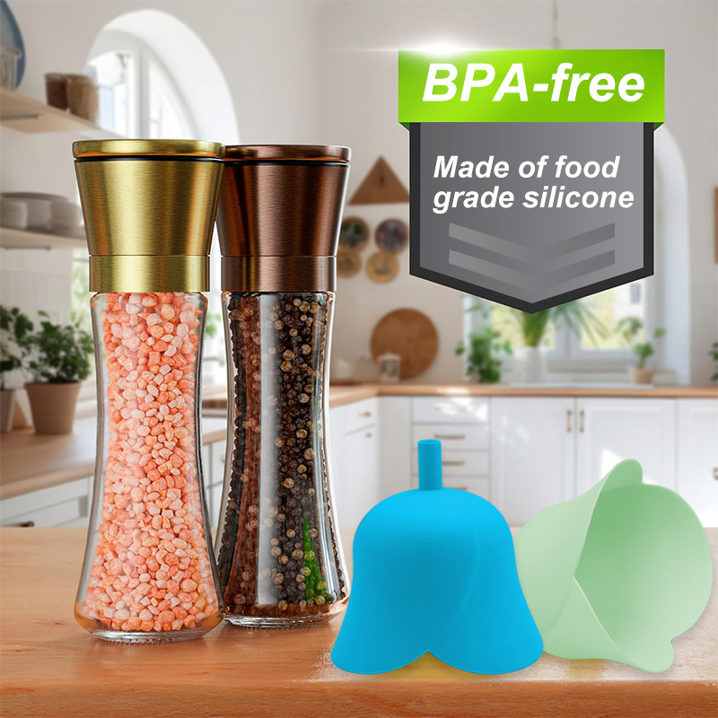 Cross-border silicone funnel creative multifunctional funnel kitchen oil leak food grade liquid filter funnel home wine (7)