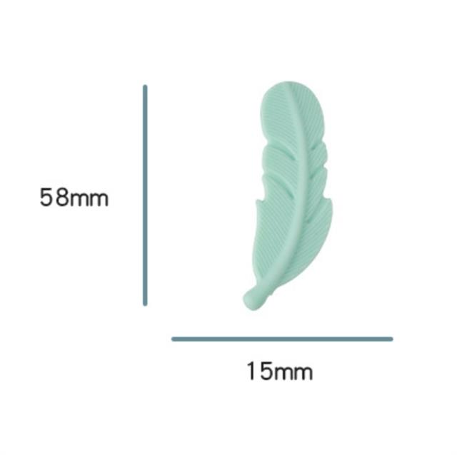 Silicone Feather Teething Stick