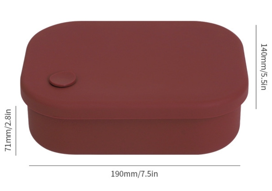Silicone Compartment Lunch Box
