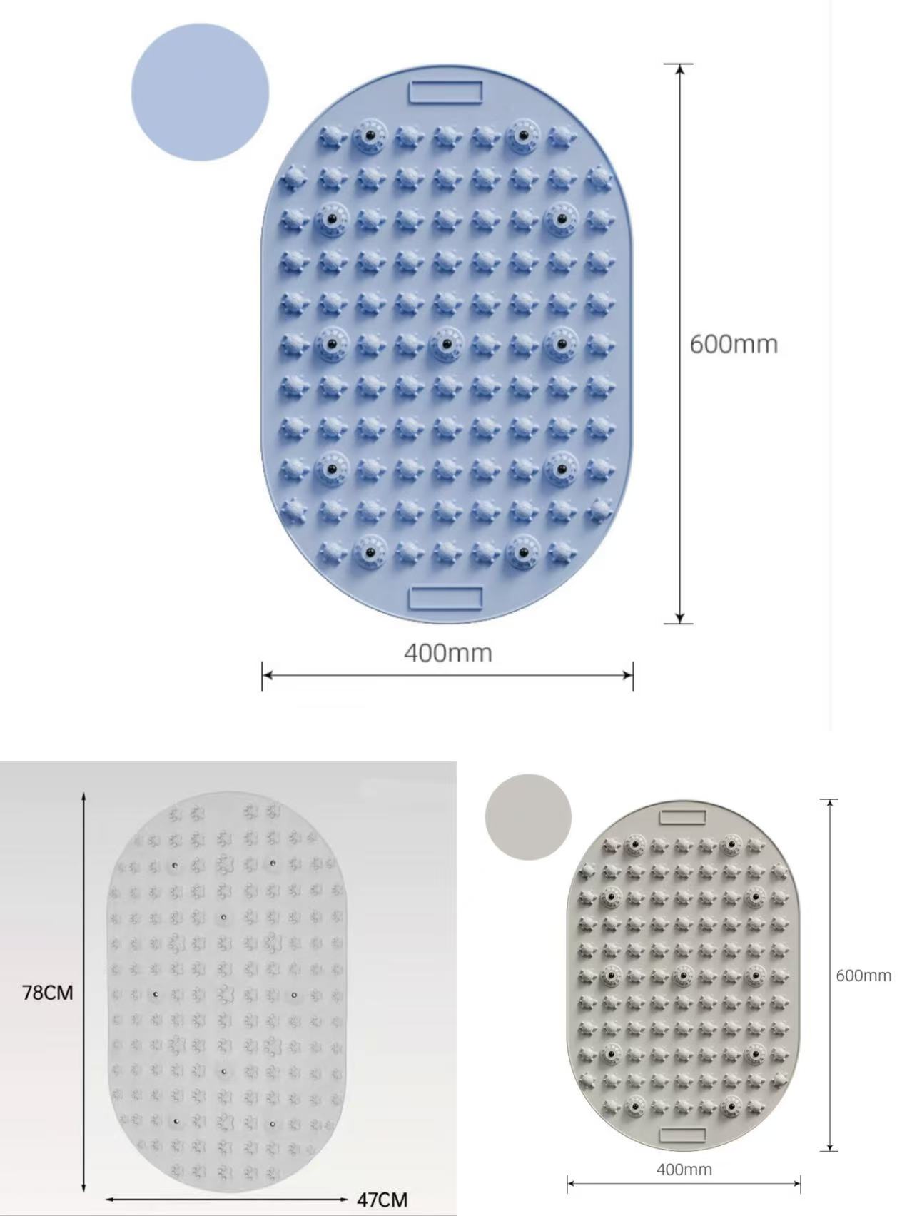 Liquid Silicone Acupressure Board Home Indoor Yoga Foot Massager Meridian Foot Acupressure Massager.