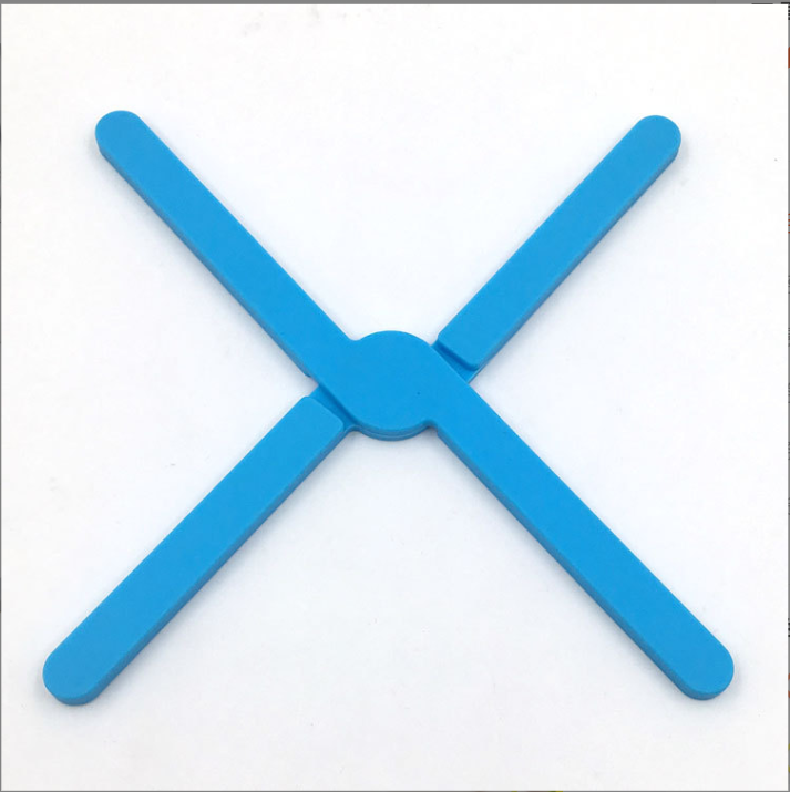 New Cross-Border Creative Storage Silicone Heat-Resistant Mat, Foldable Tableware Anti-Scald Pot Mat, Kitchen Gadget, Wholesale in Stock